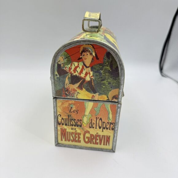 Vintage Galvanized Tin Storage Lunch Box by The MacBeth Collection - Picture 4 of 17